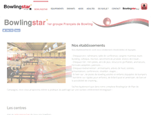 Tablet Screenshot of bowlingstar.fr